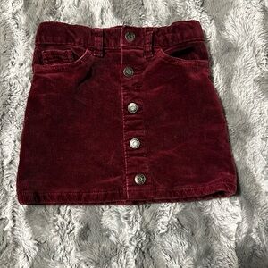 Maroon skirt